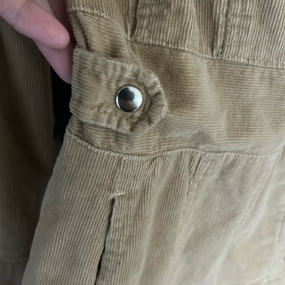 Giacca Tan Khaki Outerwear 100%Cotton Corduroy Jacket - Picture 8 of 10